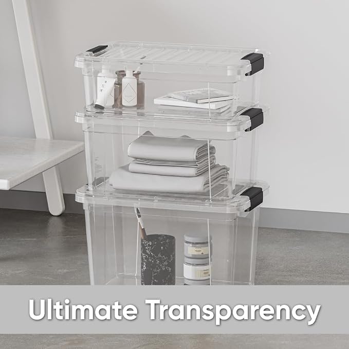 Superio Clear Storage Boxes