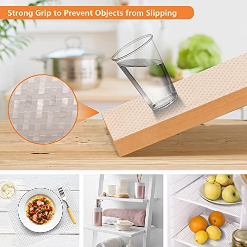 Shelf Liners for Kitchen Cabinets, Drawer Mats Non Adhensive 11.8"× 393....