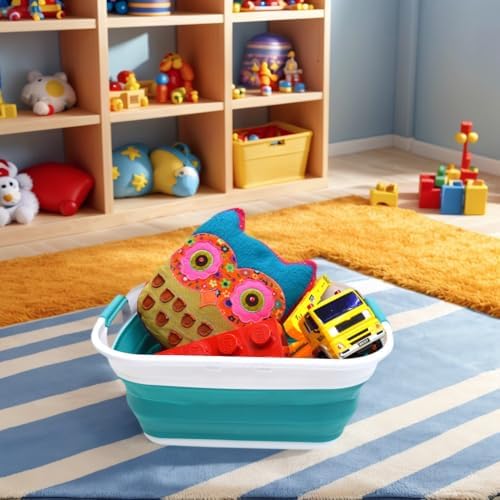 SAMMART 17.5L (4.6 Gallon) Collapsible/Foldable/Pop Up/Portable Washing Tub, ...