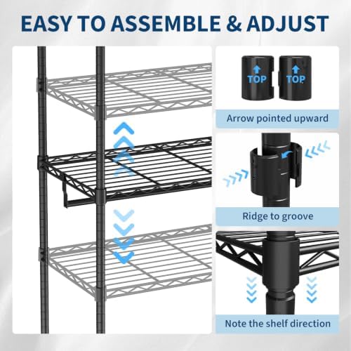 Rolling Clothes Rack, Sturdy Heavy Duty Clothing Rack, for Hanging Clothes