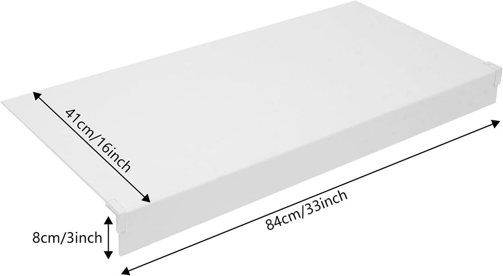 5 Pcs Wire Shelf Covers, 33 x 16 Inch Foamed PVC Wire Rack Covers for Living ...