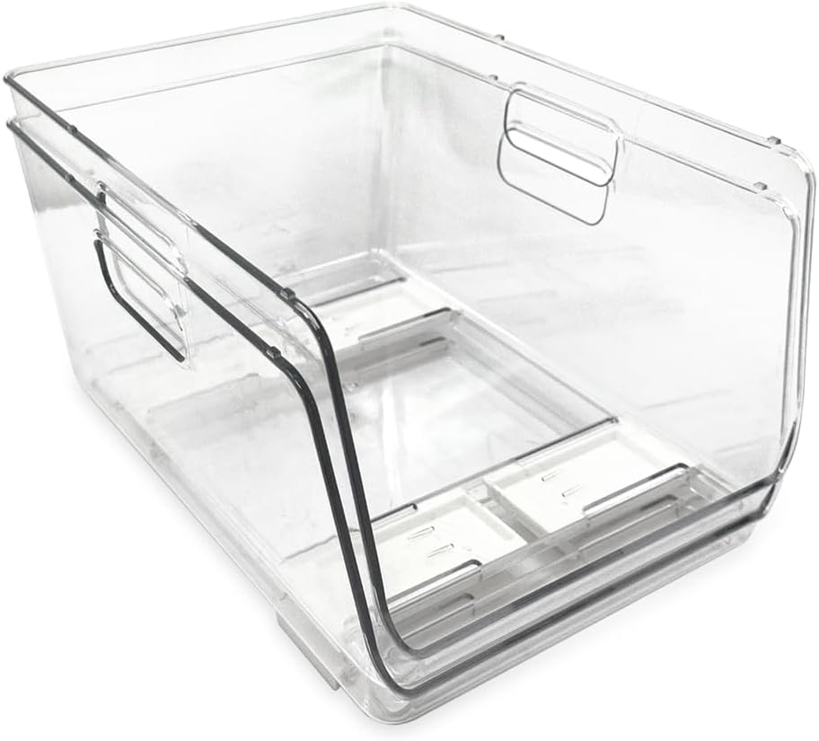 Isaac Jacobs 2-Piece (11.9" x 8.6" x 6.1") Large Deep Stackabl...