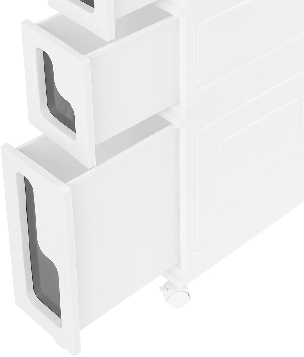 Storage Cabinet for Small Spaces, Over The Toilet Cabinet for Skinny Bathroom...