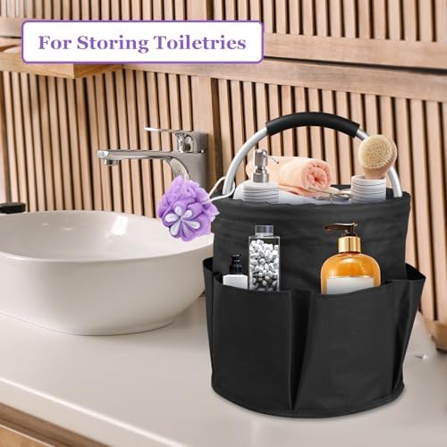 2Pcs Collapsible Cleaning Caddy with Handle, 17L Foldable Cleaning Supply Cad...