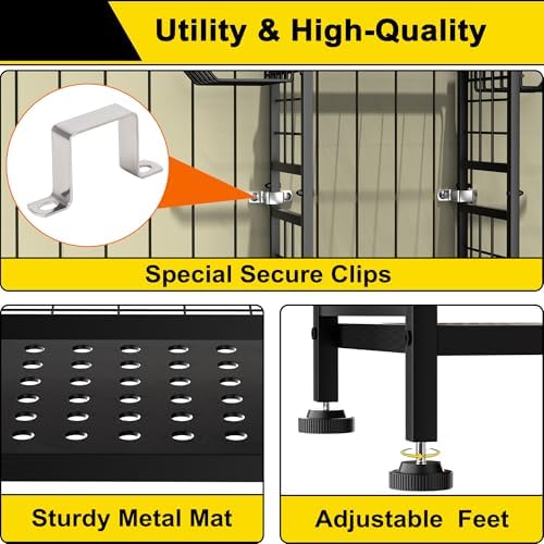 3 Tier Garden Tool Organizer, Garage Storage and Organization, Metal Yard Too...