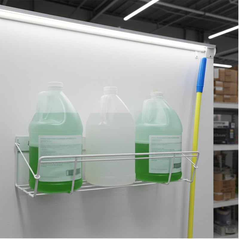 Wall Mount Jug Storage Rack – Heavy Duty Wire Organizer for 1 Gallon Jugs – S...