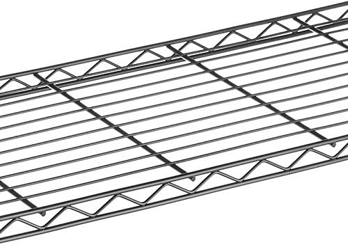 Whitmor 3 Tier Shelving Unit, Metal Shelving, Adjustable Wire Shelving