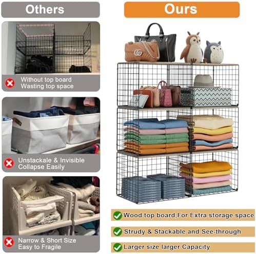 Widened and Heightened Large Capacity Closet Organizers And Storage Shelf