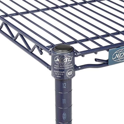Nexel - 24"x48"x74", 5 Tier, Adjustable Wire Shelving Unit, NE...