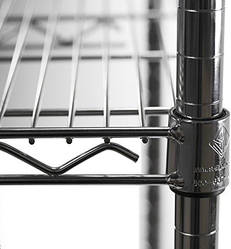 Shelving Inc. 8" d x 42" w Chrome Wire Shelving with 3 Tier Shelves