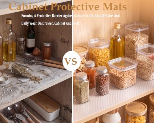 Shelf Drawer Liner for Kitchen Cabinet Non Adhesive 20 Inch Wide X 20 Ft