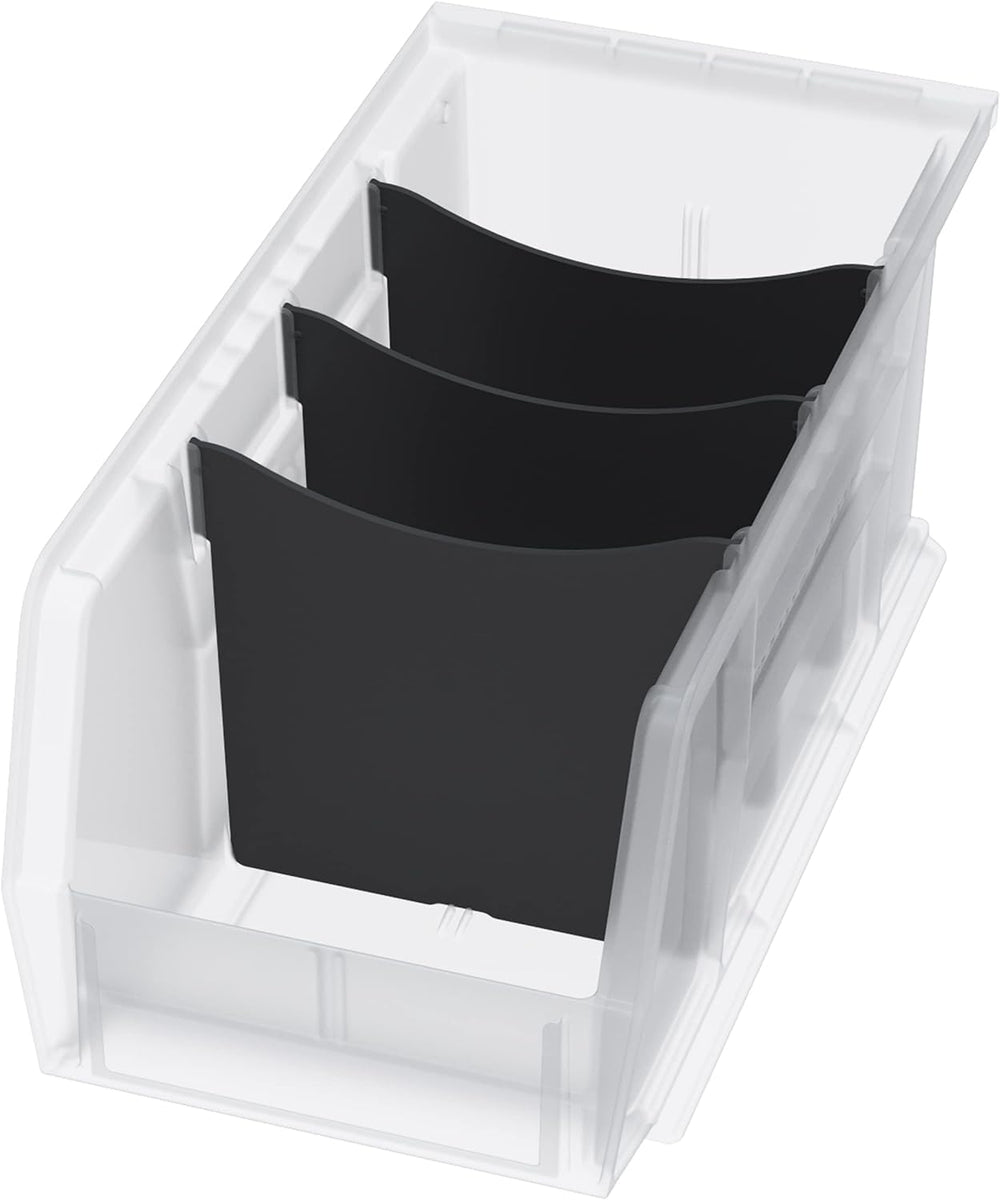 Akro-Mils 30230 AkroBins Plastic Storage Bins, 11"x5"x5", Clea...
