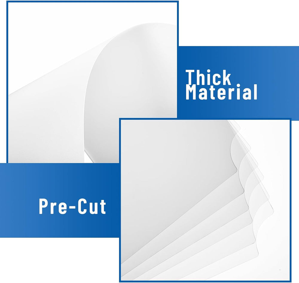 Frienda Wire Shelf Liners,18 x 48 Inch,Clear,Set of 6
