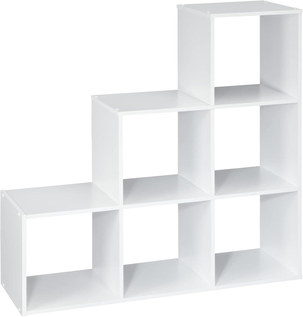 ClosetMaid Cubeicals 3-2-1 Cube Storage Shelf Organizer Bookshelf, 3 Tier, St...