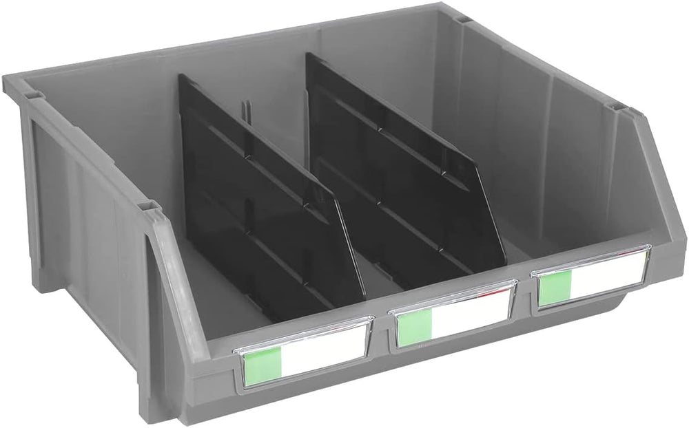 Extra Large Stackable Storage Bins 2 Pack – 16.5" x 14.5" x 6.9&quo...