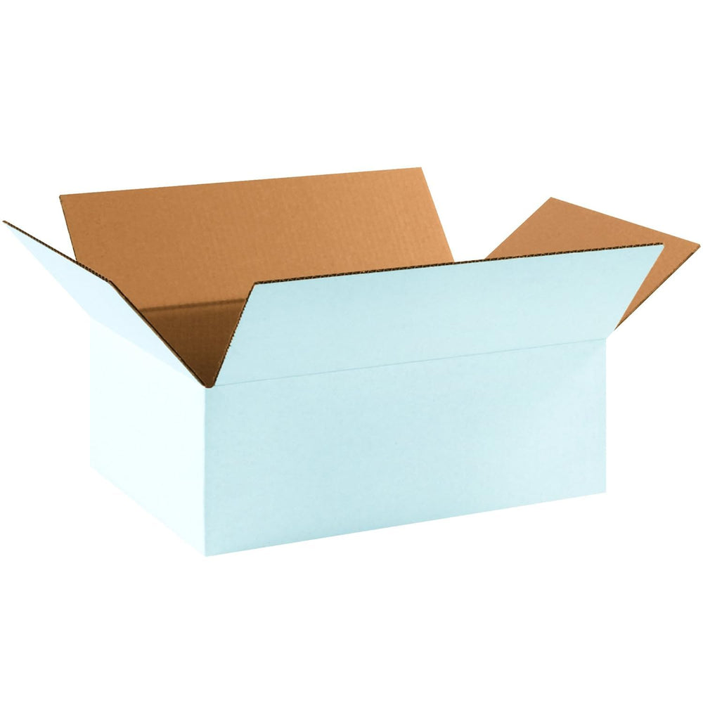 BOX USA White Shipping Boxes 17 1/4"L x 11 1/4"W x 8"H (25 Pac...