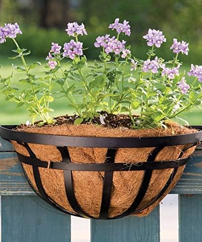 4 PCS 14" Half Round Coco Liner Pre-formed Replacement Planter Insert