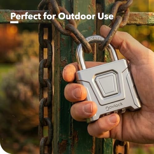 Outdoor Combination Lock, Weatherproof, Large Heavy Duty Padlock