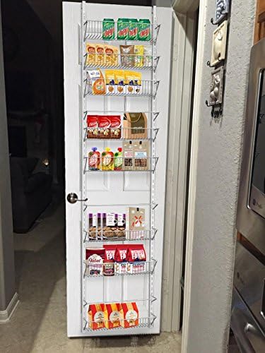 Home-Complete Pantry Over The Door Spice and Jar Rack Organizer - Great Stora...