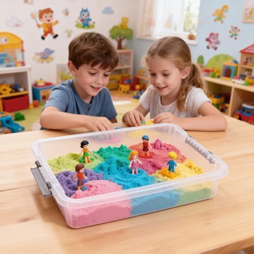 Citylife 5.3 Qt Storage Bins with Lids, Plastic Bins and Paper Storage 20PC