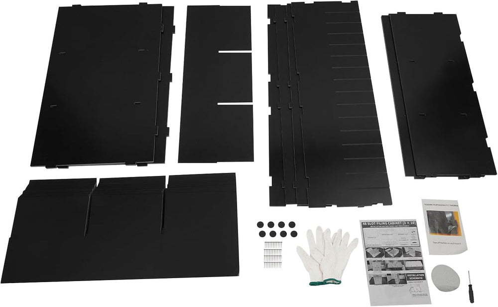 Literature Organizer,Desktop File Sorter Mail Center,Paper Storage Cabinet wi...