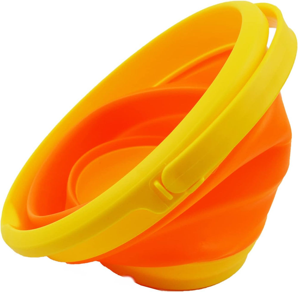 SAMMART 5.5L (1.4 Gallon) Set of 2 Collapsible Plastic Bucket - Foldable Roun...