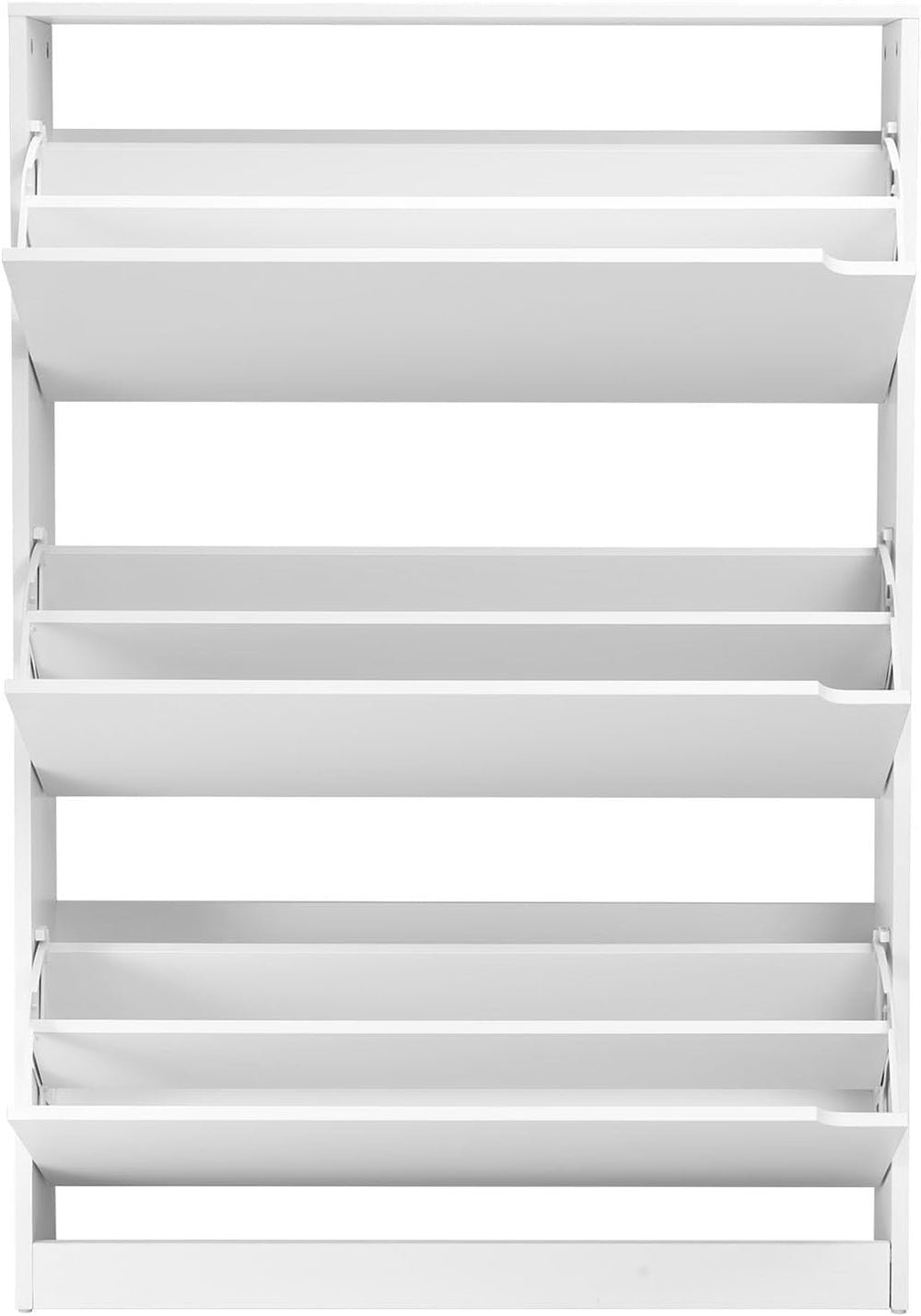 VEVOR Shoe Cabinet with 3 Flip Drawers, Modern Shoes Storage Cabinet with Ant...