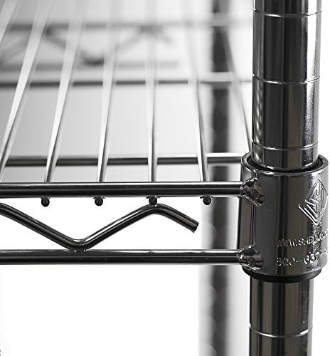 Shelving Inc. 8" d x 30" w x 72" h Chrome Wire Shelving with 6...