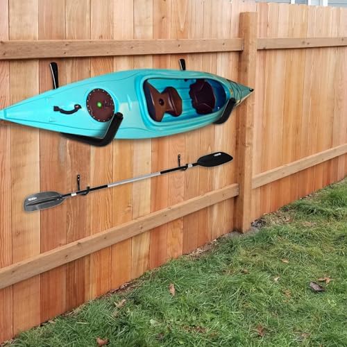 KURUI 15" Heavy Duty Garage Storage Hooks, 8 Pack Wall Mount Kayak Rack