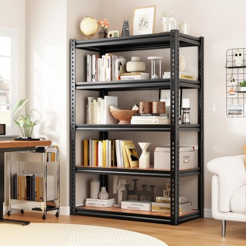 REIBII Storage Shelves Whith Thickened MDF Wood for Pantry Organizer