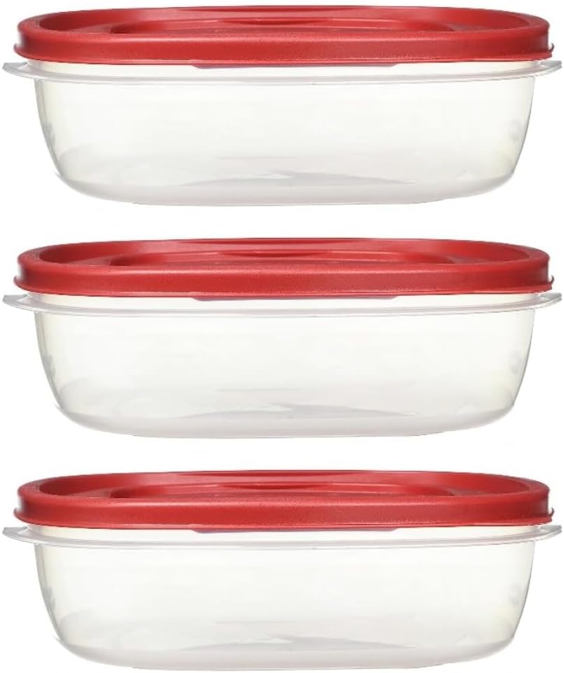 Rubber maid Food Storage Containers Nine Cup Food Storage Containers 7 Peice ...
