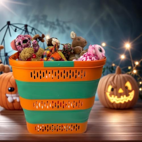 SAMMART 38L(10 Gal) Collapsible Laundry Basket - Foldable Pop-Up Storage Cont...