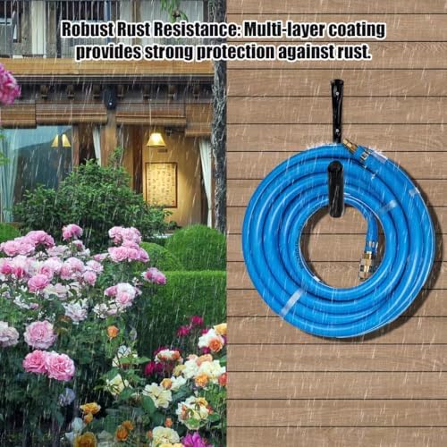 KURUI 15" Heavy Duty Garage Storage Hooks, 8 Pack Wall Mount Kayak Rack