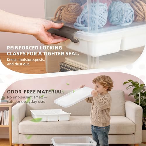 17 Qt Craft Storage Organizer, Craft Organizers and Storage Box