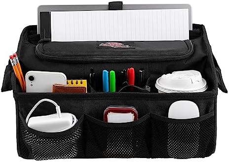 Bucket Boss - AutoBoss Mobile Office Auto Organizer, Auto Boss (AB30010) , Black
