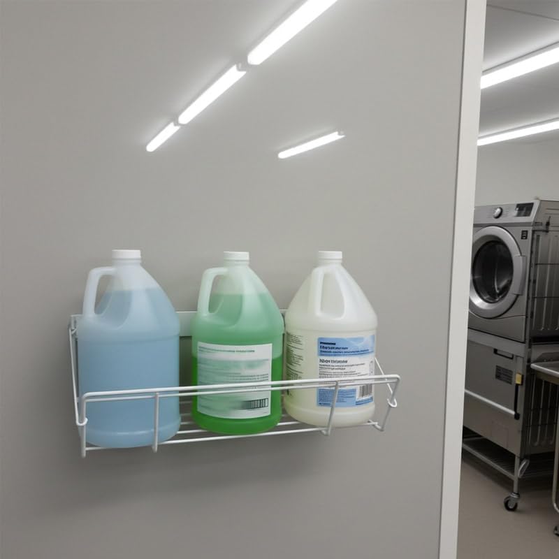 Wall Mount Jug Storage Rack – Heavy Duty Wire Organizer for 1 Gallon Jugs – S...