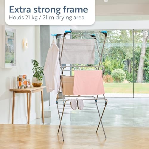 Minky Homecare 3 Tier Plus Indoor and Outdoor Portable Clothes Drying Rack - ...