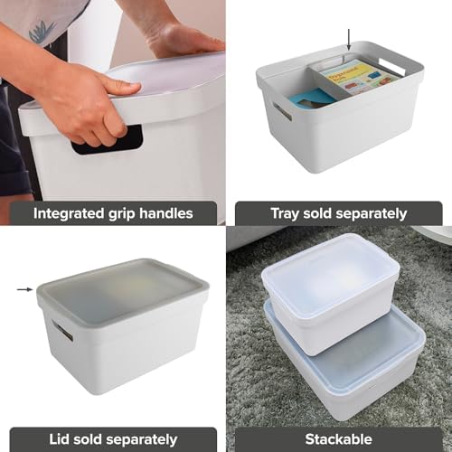 Sunware Sigma Home Storage Box, White, One Size