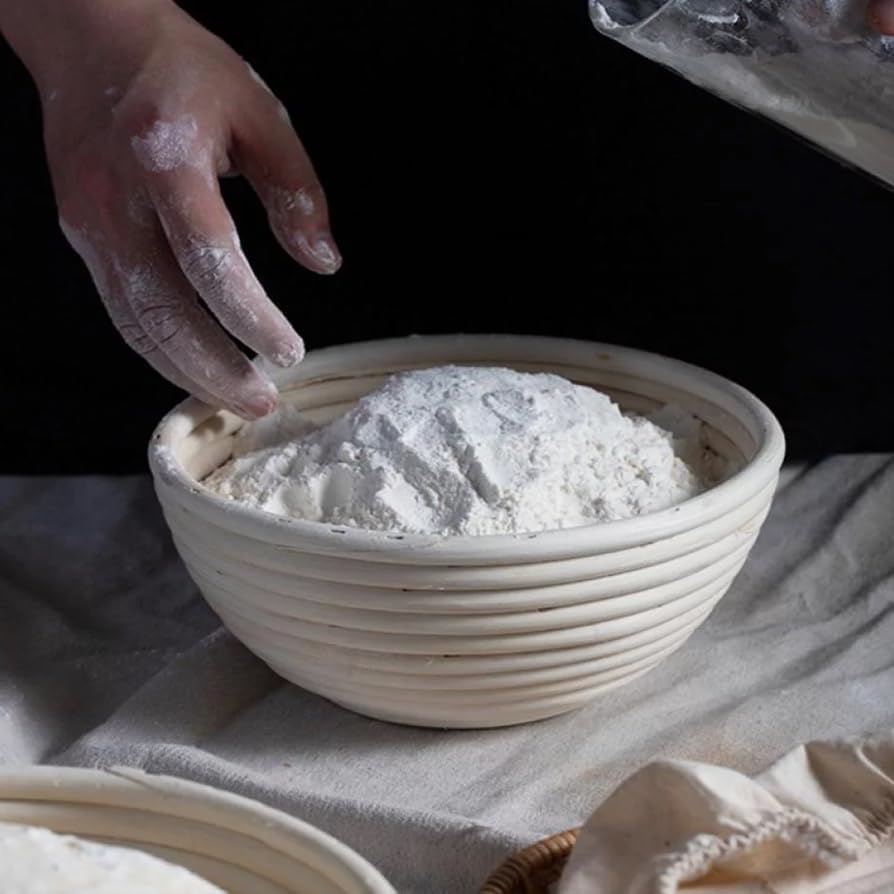 Dimpola Banneton Bread Proofing Basket Banneton Basket Set Sourdough Proofing...