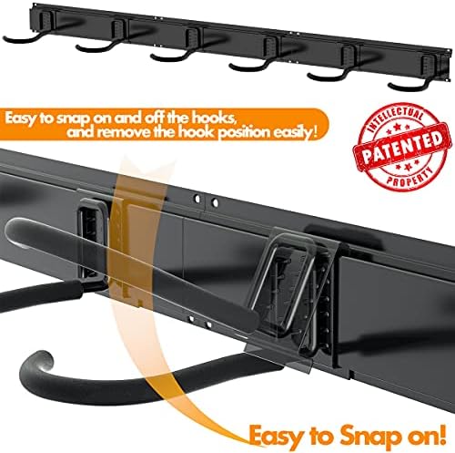 TORACK Bike Storage Rack, 6 Bike Rack Wall Mount Home and Garage Organizer