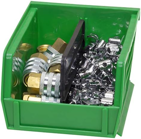 Akro-Mils 30210 AkroBins Plastic Hanging Stackable Storage Organizer Bin, 5-I...