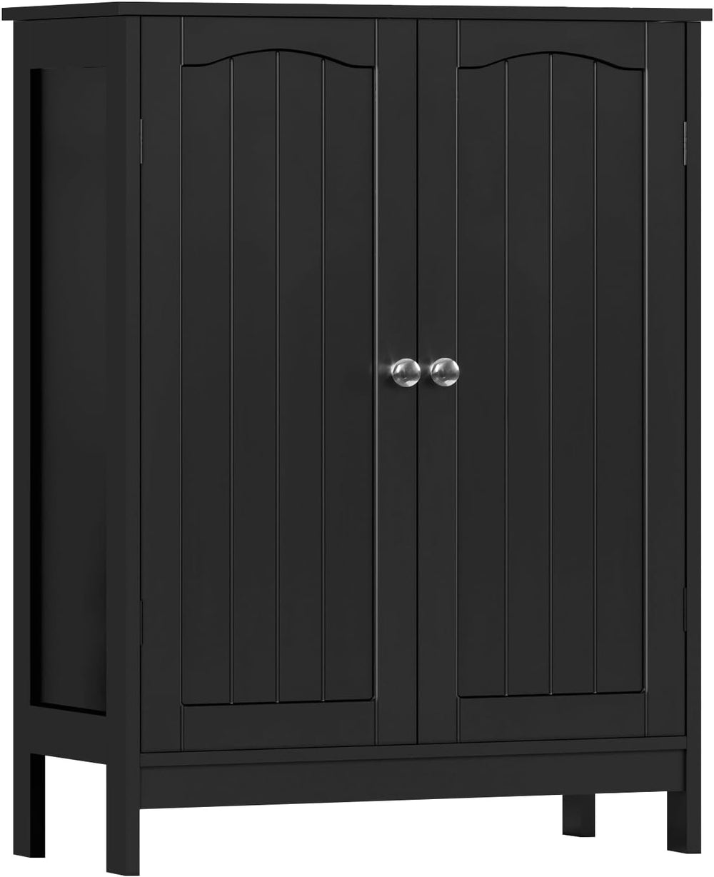 Iwell Bathroom Cabinet, Bathroom Storage Cabinet with 2 Doors & 3 Shelves...