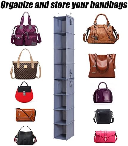 Bag Rack for Closet Storage Hanging Purse Organizer for Closet