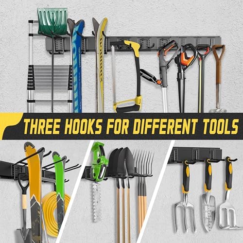 klasit Garage Wall Organizer,15Pack Carries 675 lbs,Garden Tool Organizer