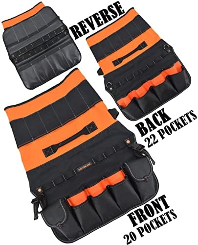 WELKINLAND 5 Gallon Bucket Tool Organizer, 47-Pocket 15L Bucket Tool Bag
