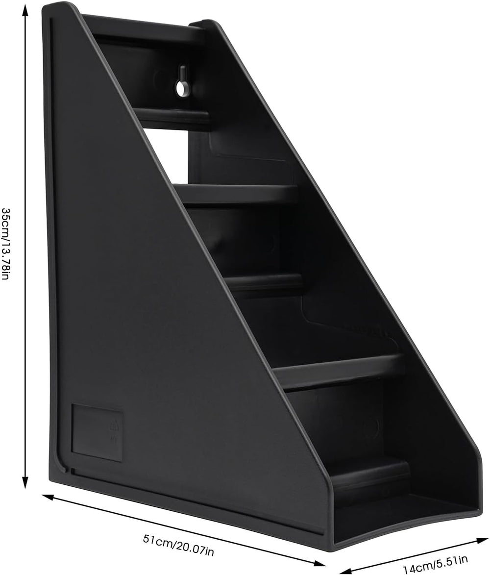 Self Serve Condiment Bin Stand Set, Upright Breakroom Coffee Condiment Storag...