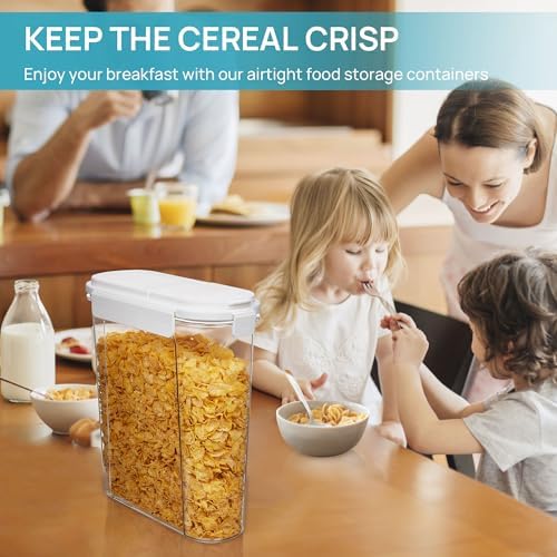 Vtopmart 24 PCS Food Storage Container Sets and 3 PCS Cereal Containers