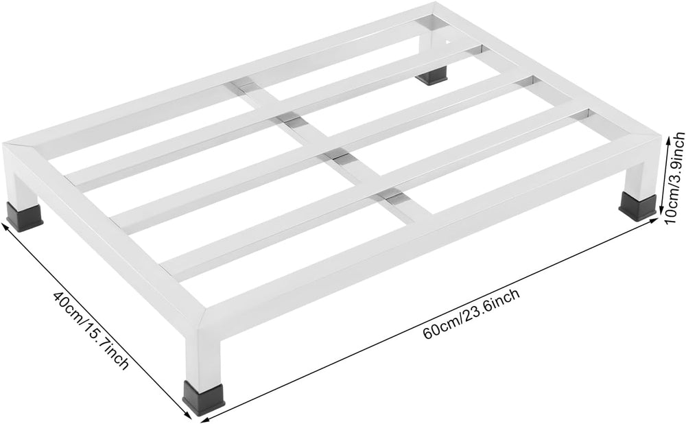 2Pcs Stainless Steel Dunnage Rack, 24''L x16''W x 4''...