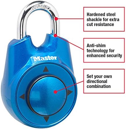 Master Lock Directional Combination Lock, Set Your Own Directional Lock, Comb...