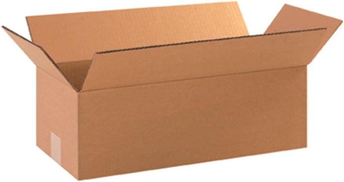 AVIDITI 18 x 8 x 6 Corrugated Cardboard Boxes, Long 18"L x 8"W x 6"H, Pack of 25 | Shipping, Packaging, Moving, Storage Box for Home or Business, Strong Wholesale Bulk Boxes